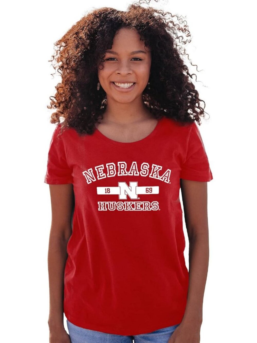 Women's NCAA Officially Licensed Athletic T-Shirt in Team Color - Blue 84 Style